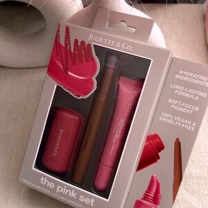 Juliette & Co. The Pink Set - Pink Lip & Cheek Kit